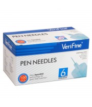 Verifine pen needles 6mm, 32G (0.23 mm x 6 mm)