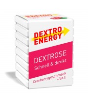 Dekstrozė Dextro Energy - Spanguolių skonio + vitaminas C 